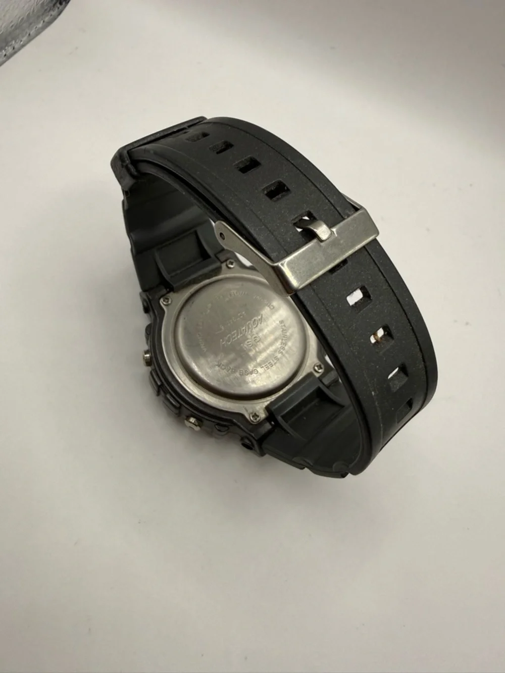 Aquatech Digital Watch Sports Chrono CR2025 GSI AQT24015 Stainless Ba